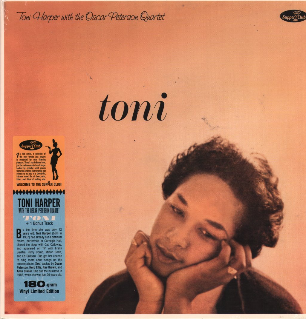 Toni Harper with the Oscar Peterson Quartet - Toni - Lp