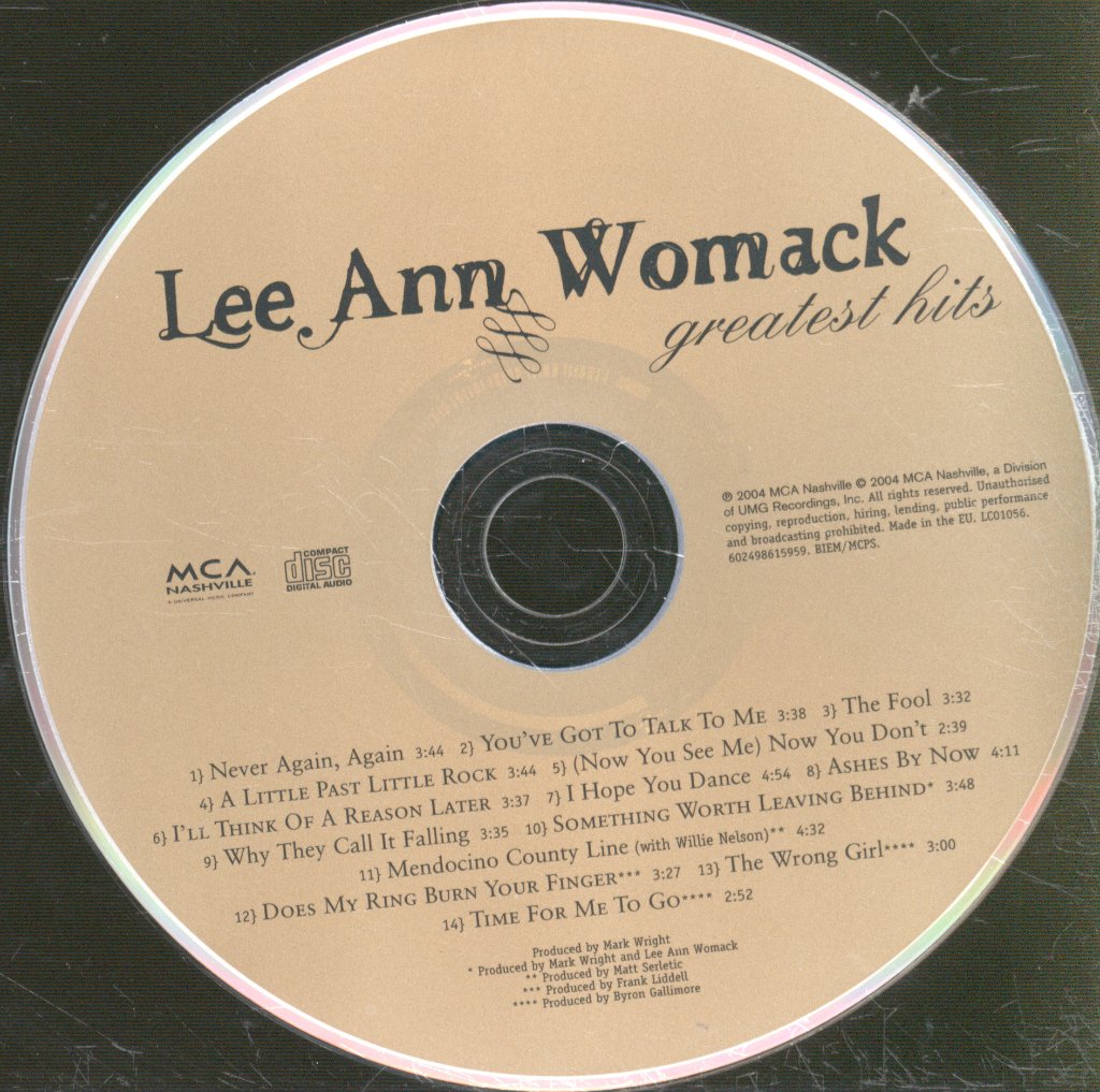 Lee Ann Womack - Greatest Hits - Cd