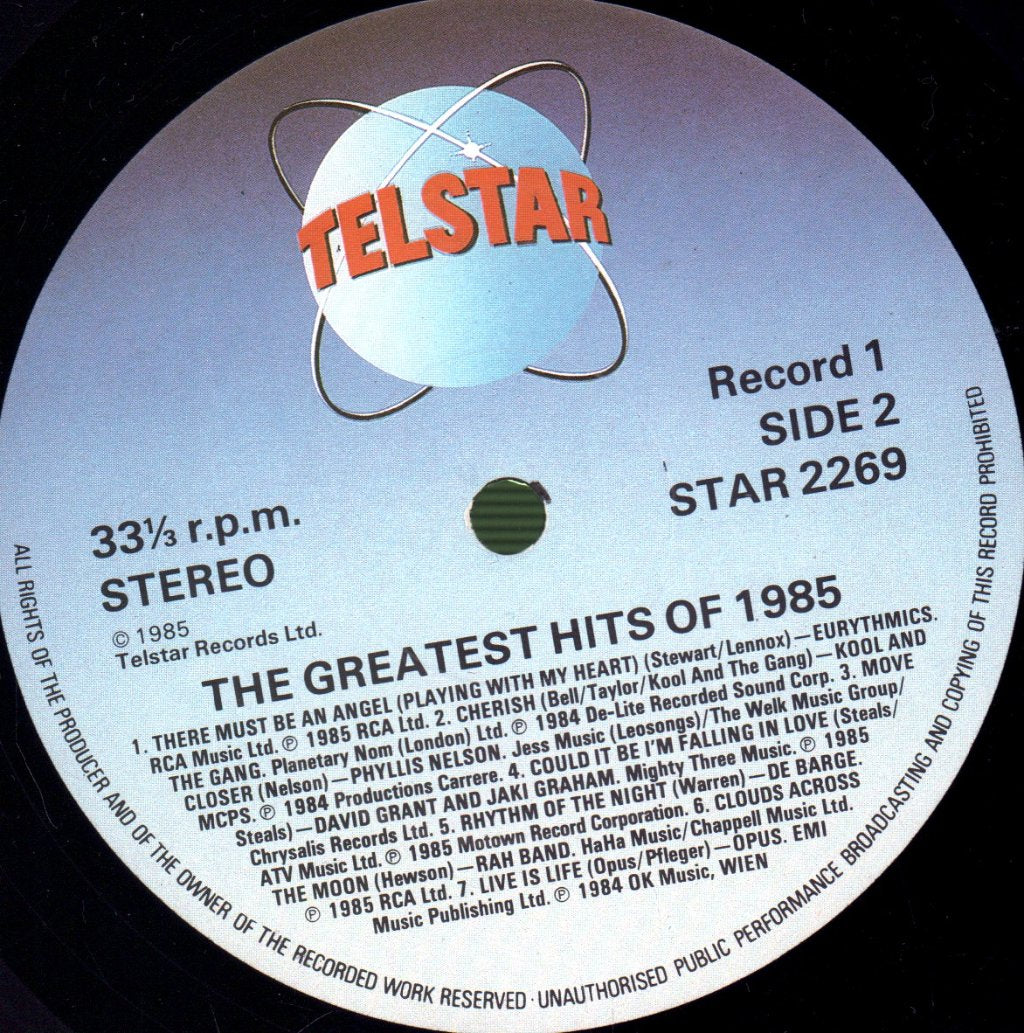 Various Artists - Greatest Hits Of 1985 - Double Lp