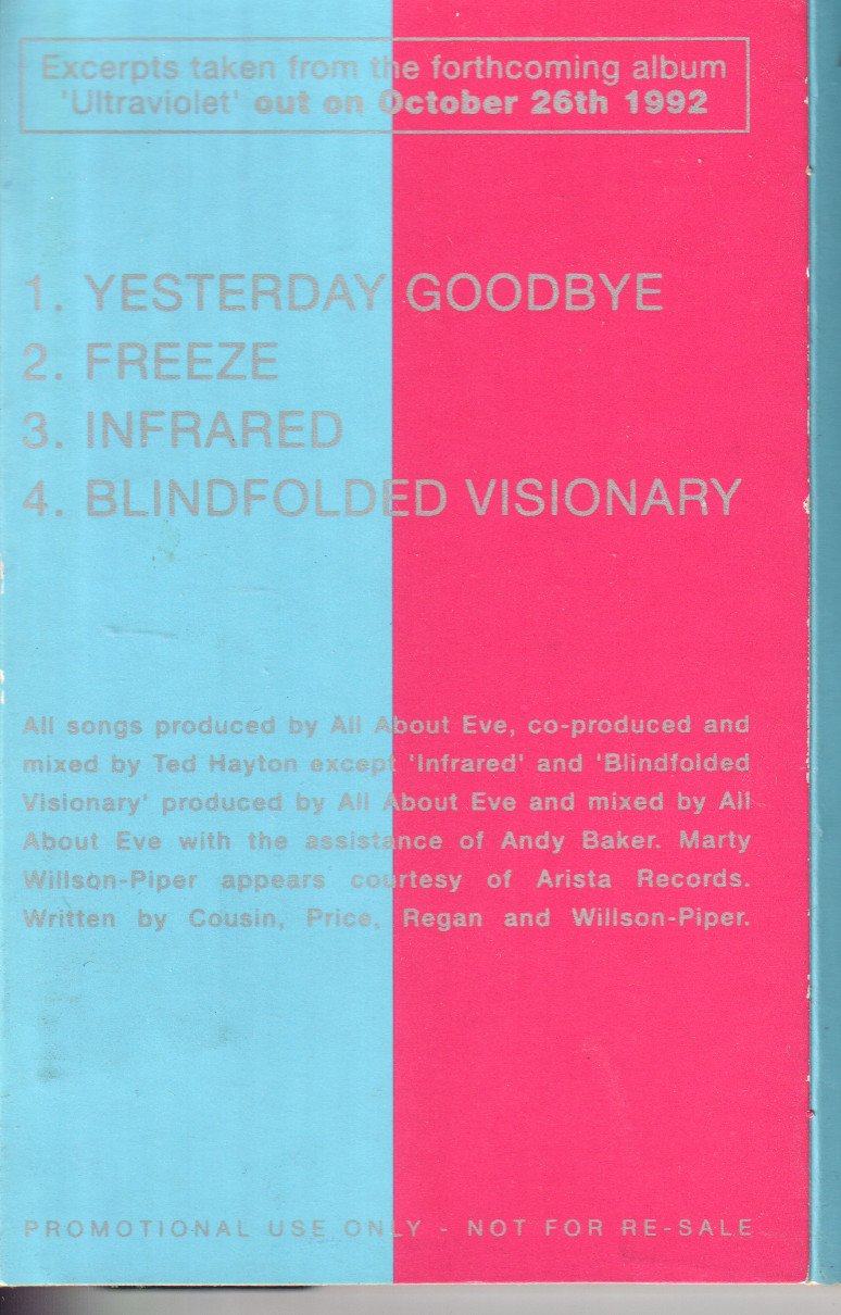 All About Eve - Taken From Ultraviolet - Cassette