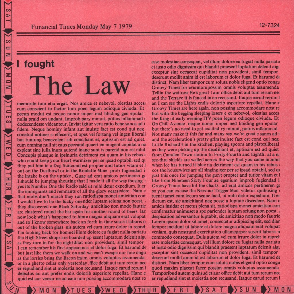 Clash - Cost Of Living Ep - 7 Inch