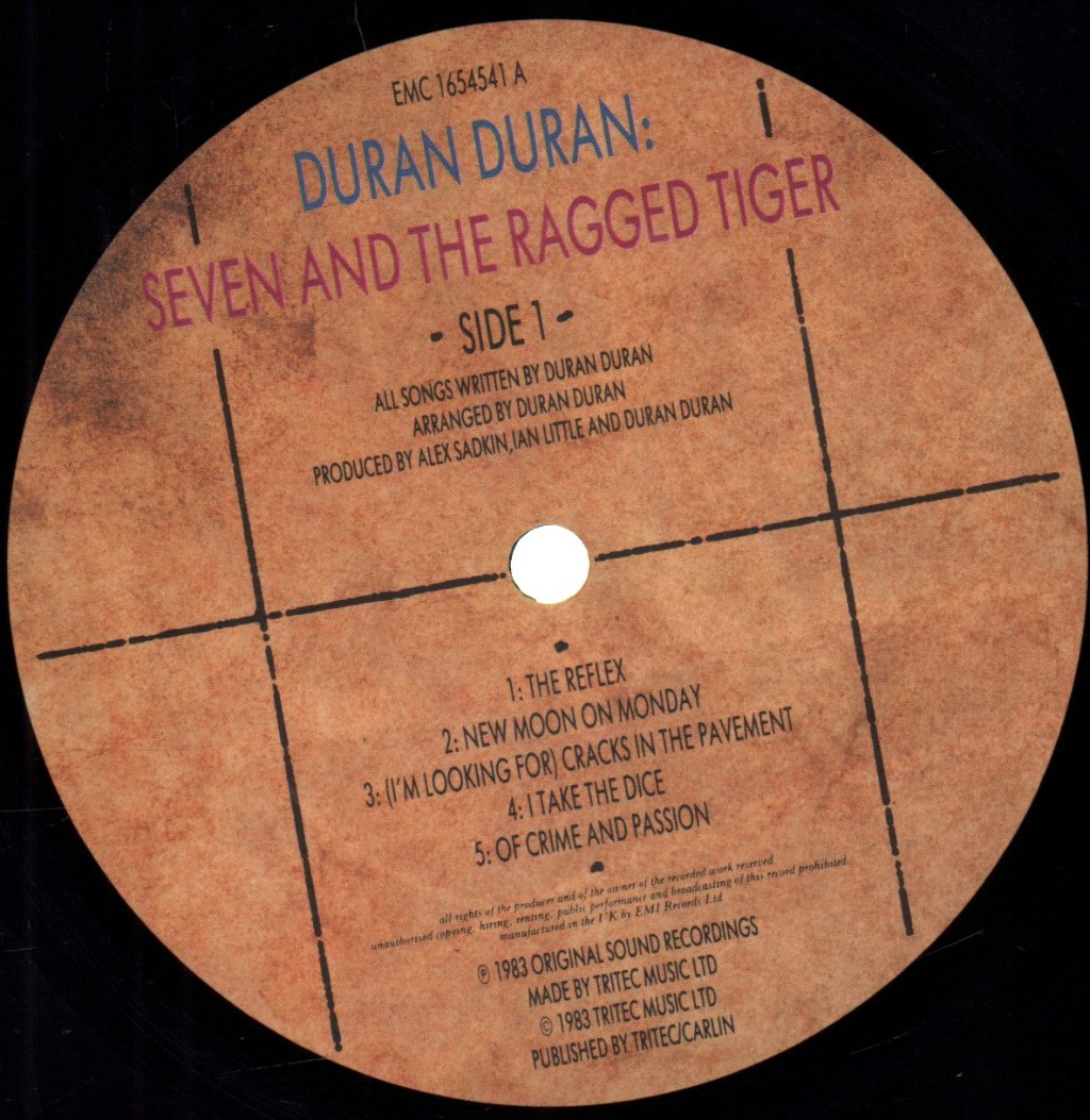 Duran Duran - Seven And The Ragged Tiger - Lp