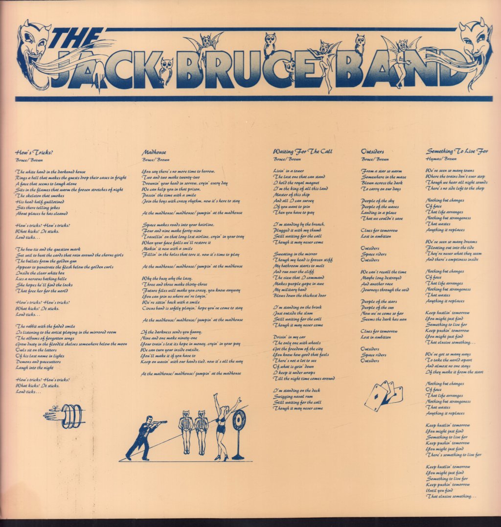 Jack Bruce Band - How's Tricks - Lp