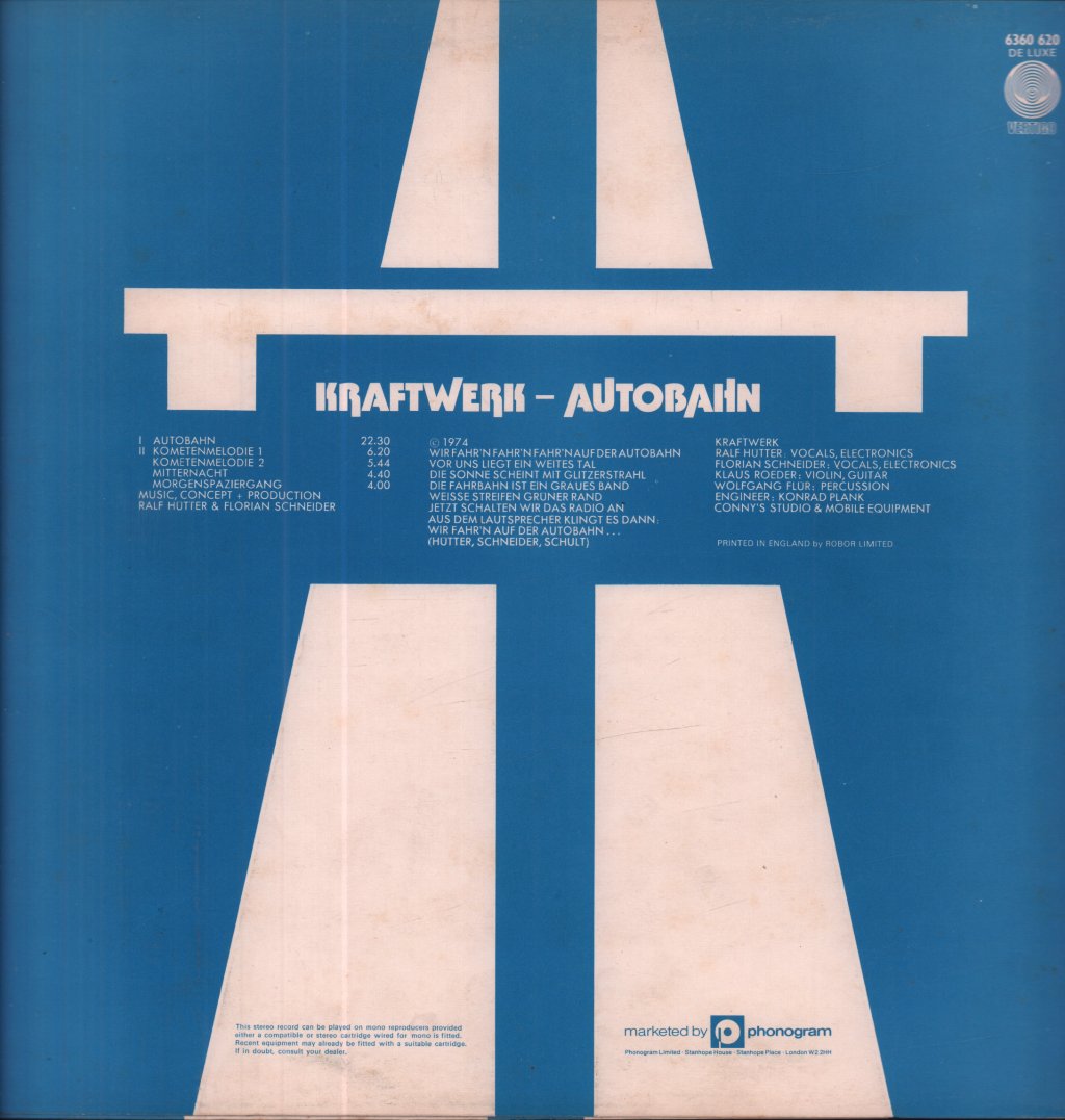 Kraftwerk - Autobahn - Lp