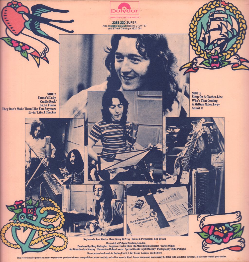Rory Gallagher - Tattoo - Lp