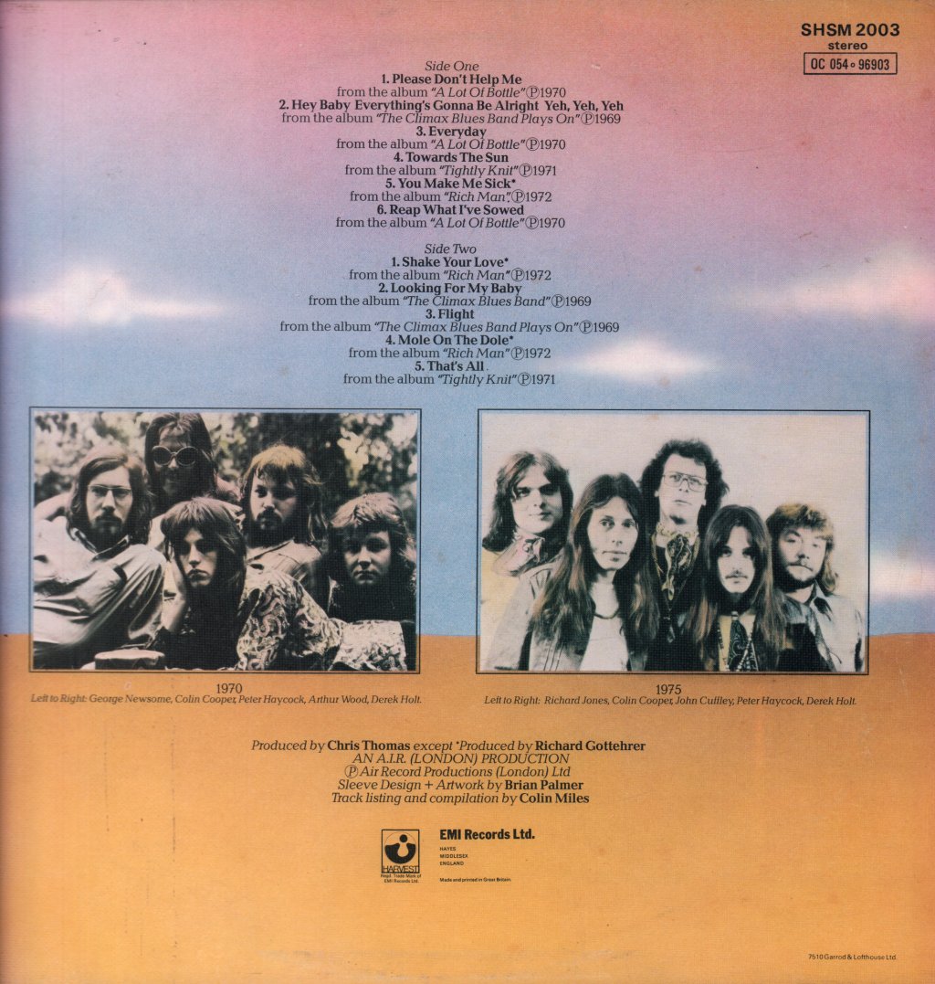 Climax Blues Band - 1969-1972 - Lp