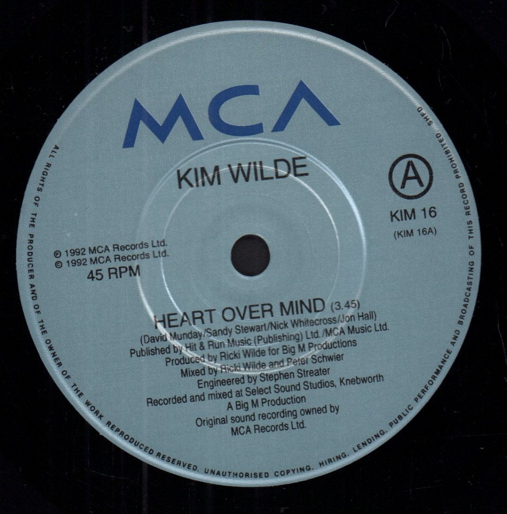 Kim Wilde - Heart Over Mind - 7 Inch