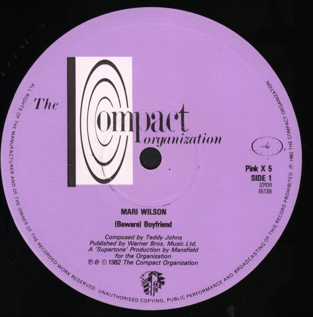 Mari Wilson - Beware Boyfriend - 12 Inch
