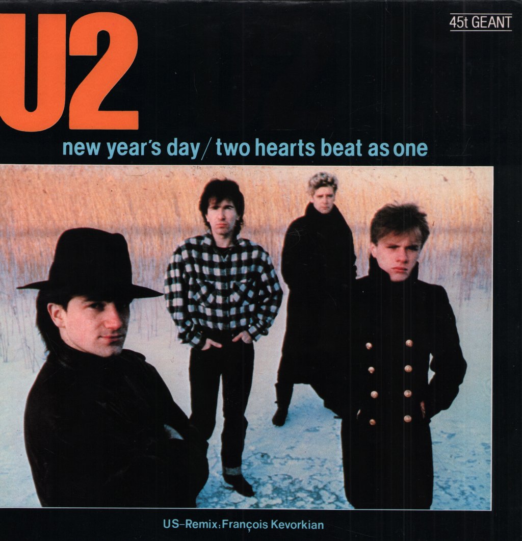 U2 - New Years Day - 12 Inch