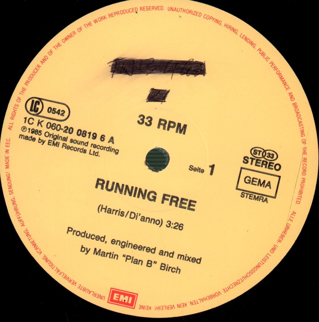 Iron Maiden - Running Free - 12 Inch