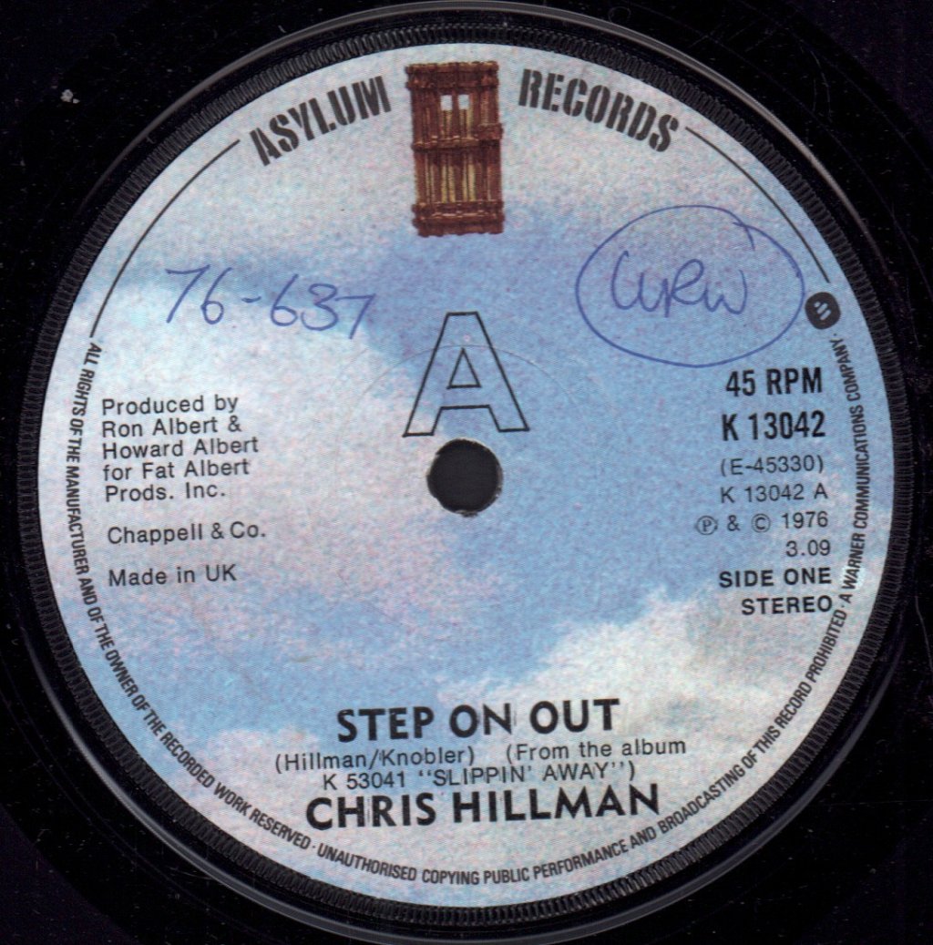 Chris Hillman - Step On Out - 7 Inch