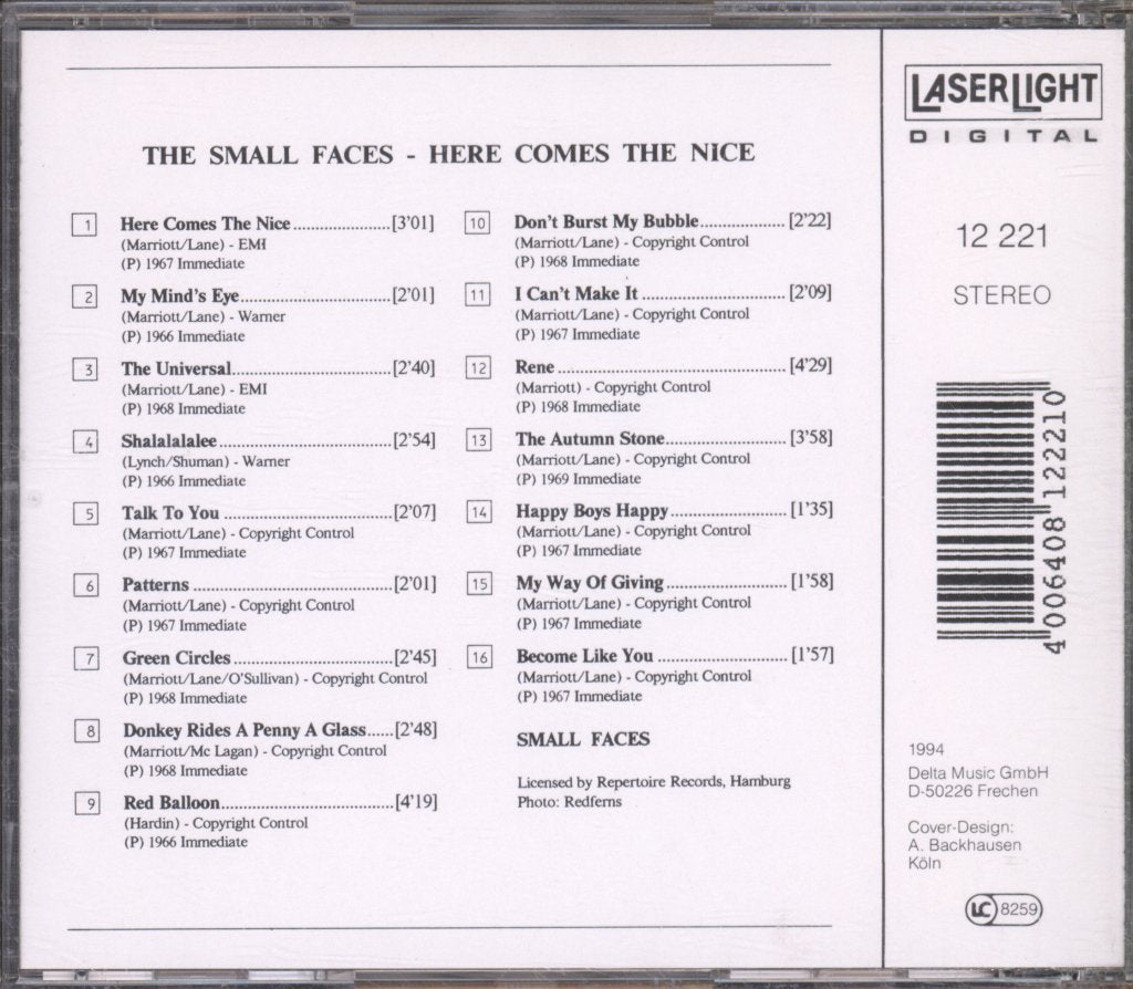 Small Faces - Here Comes The Nice - Cd