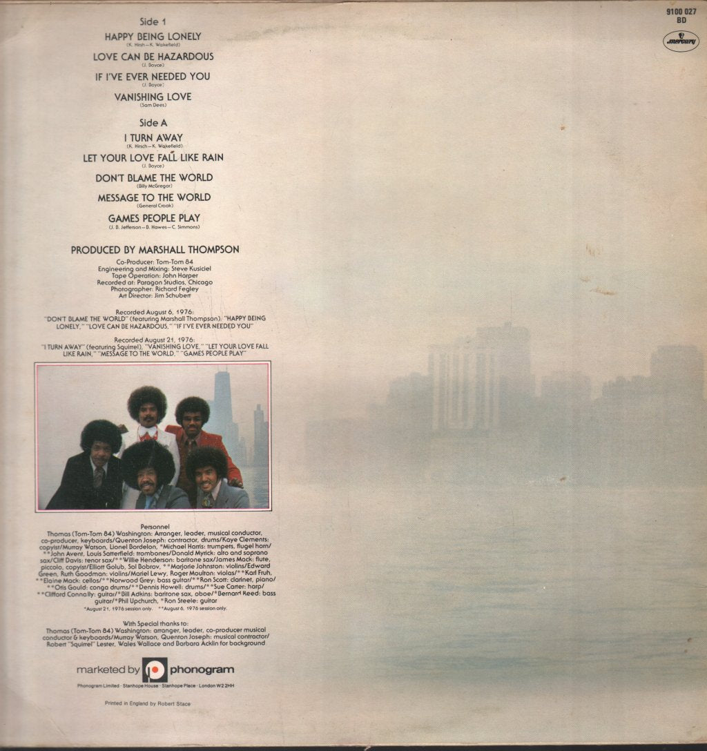 Chi-Lites - Happy Being Lonely - Lp