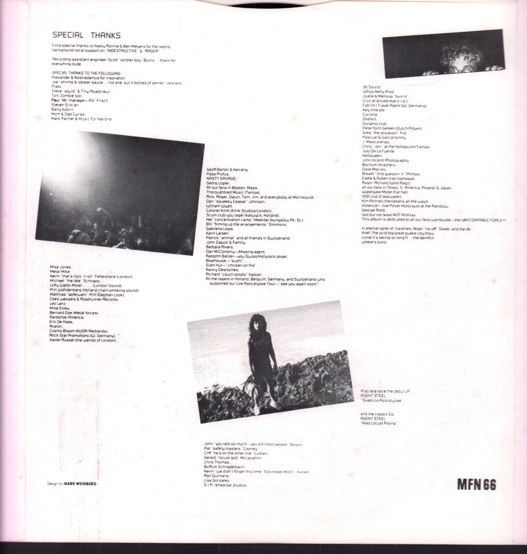 Agent Steel - Unstoppable Force - Lp