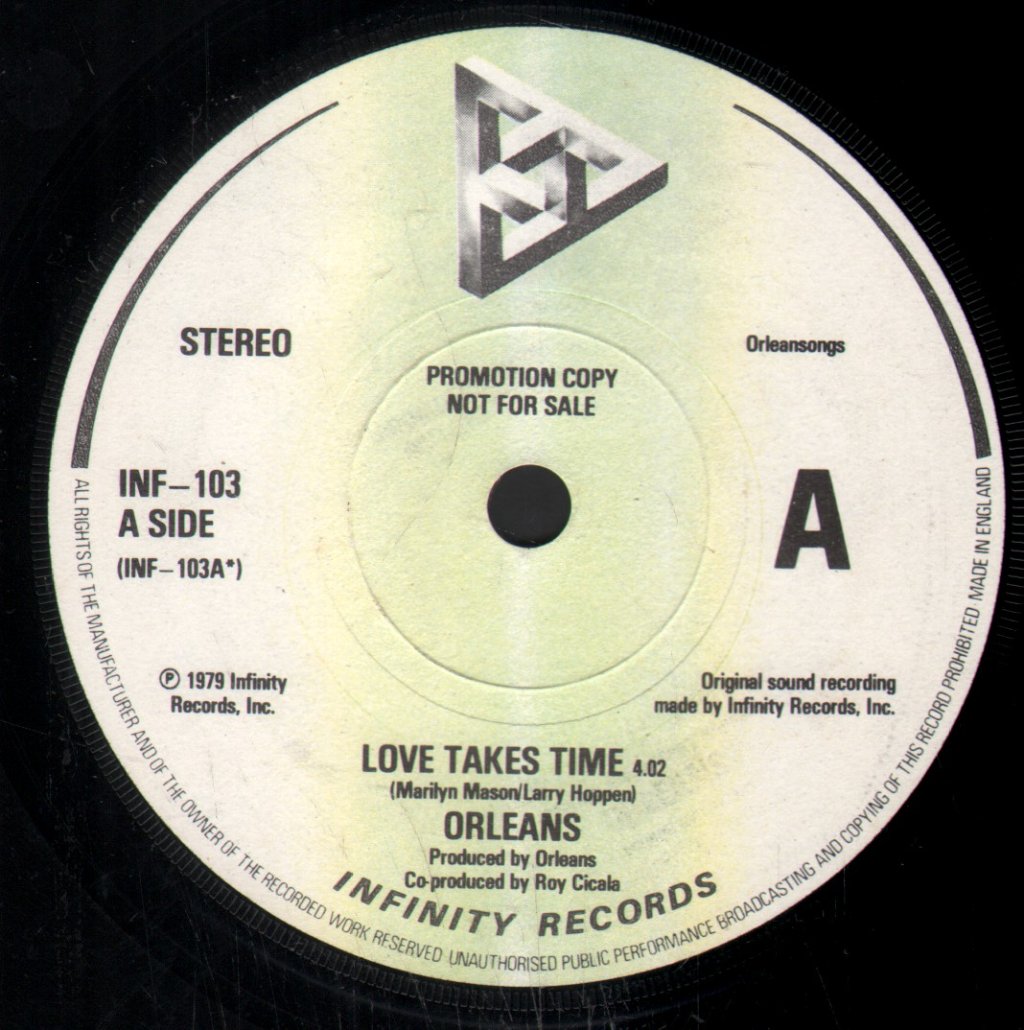 Orleans - Love Takes Time - 7 Inch