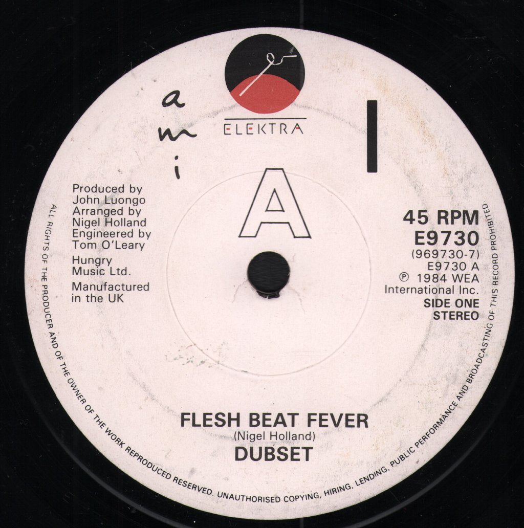 Dubset - Flesh Beat Fever - 7 Inch