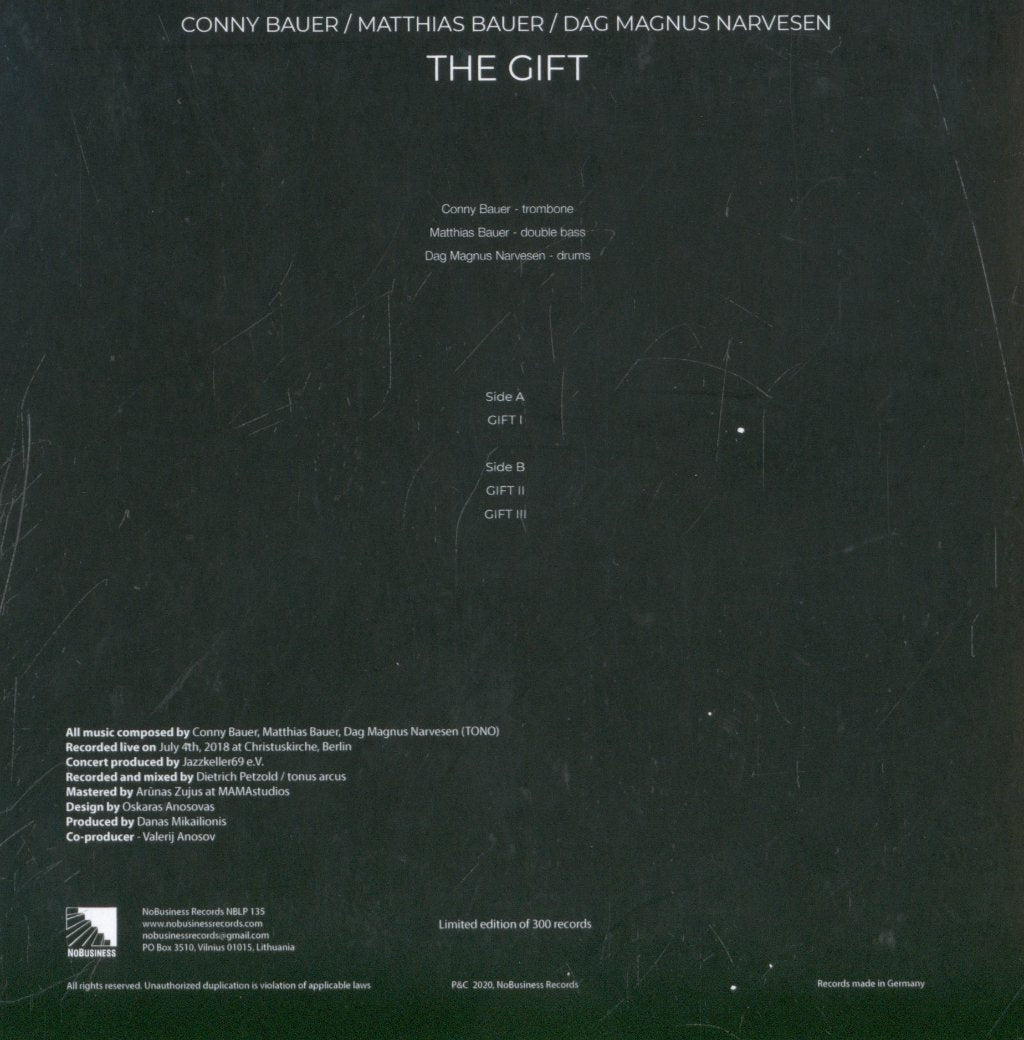 Conny Bauer / Matthias Bauer / Dag Magnus Narvesen - Gift - Cdr