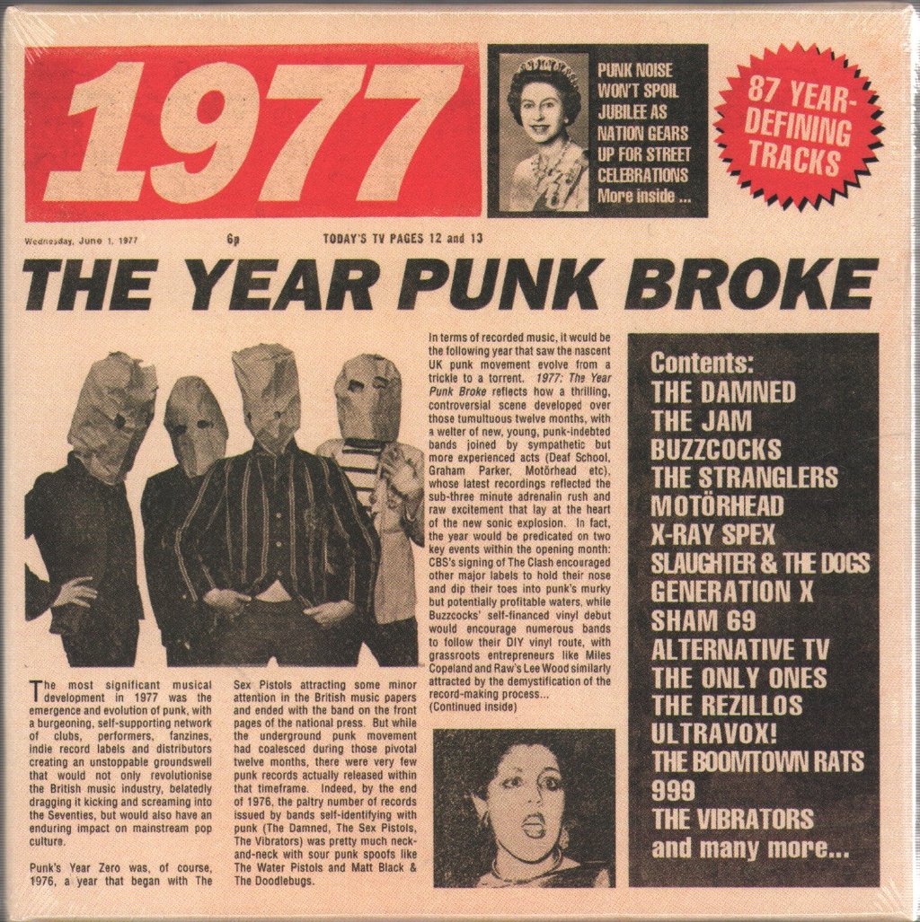 Various Artists - 1977: The Year Punk Broke - Cd Set