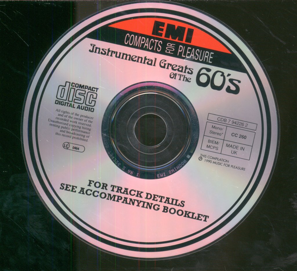 Various Artists - Instrumental Greats Of The 60's - Cd