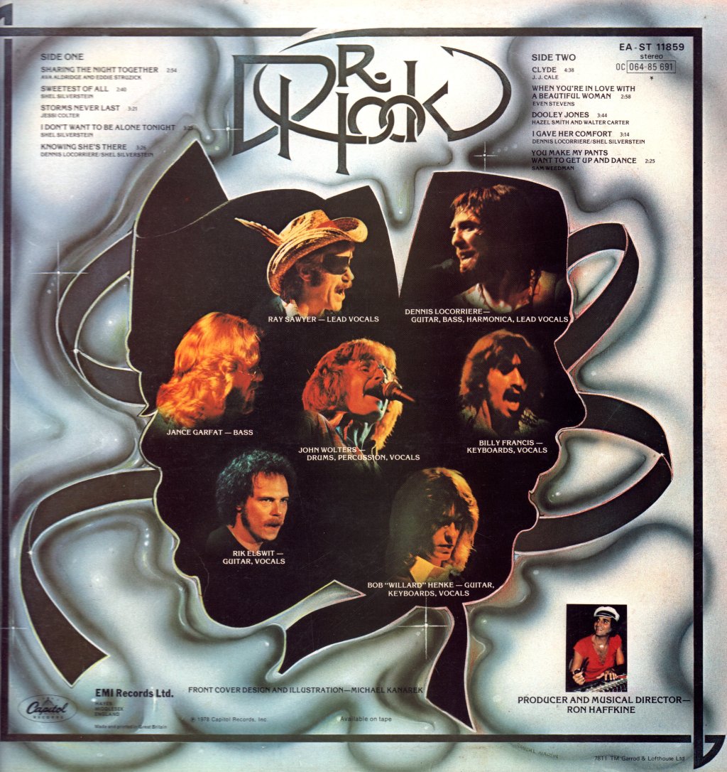 Dr Hook - Pleasure And Pain - Lp