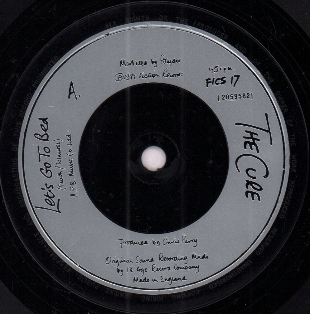 Cure - Let's Go To Bed - 7 Inch