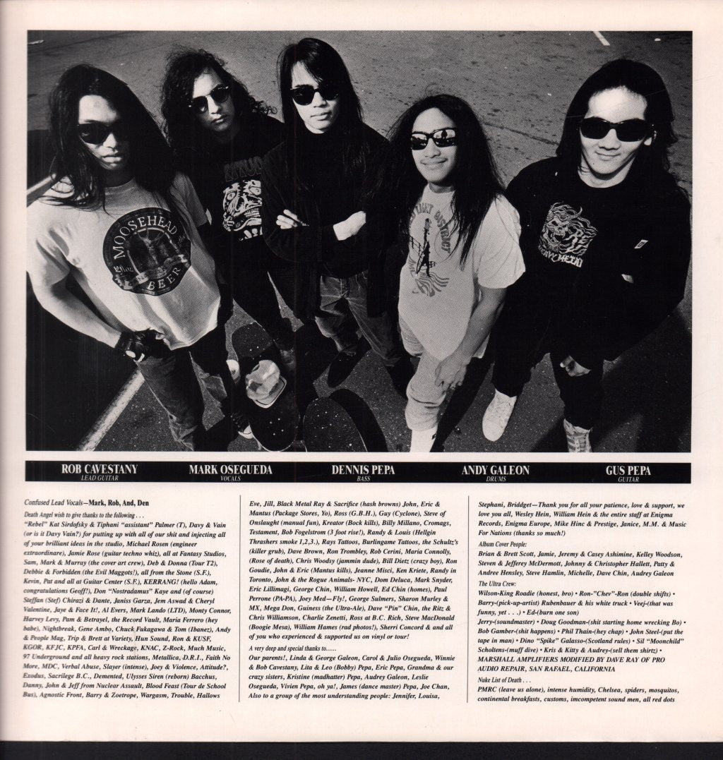 Death Angel - Frolic Through The Park - Lp