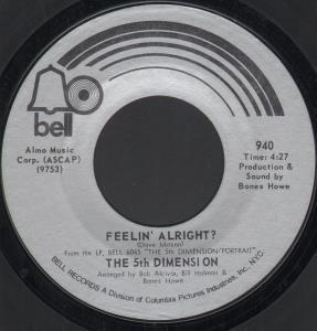 5th Dimension - One Less Bell To Answer - 7 Inch