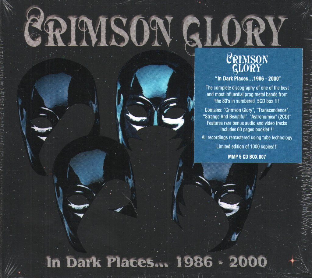 Crimson Glory - In Dark Places... 1986 - 2000 - Cd Set