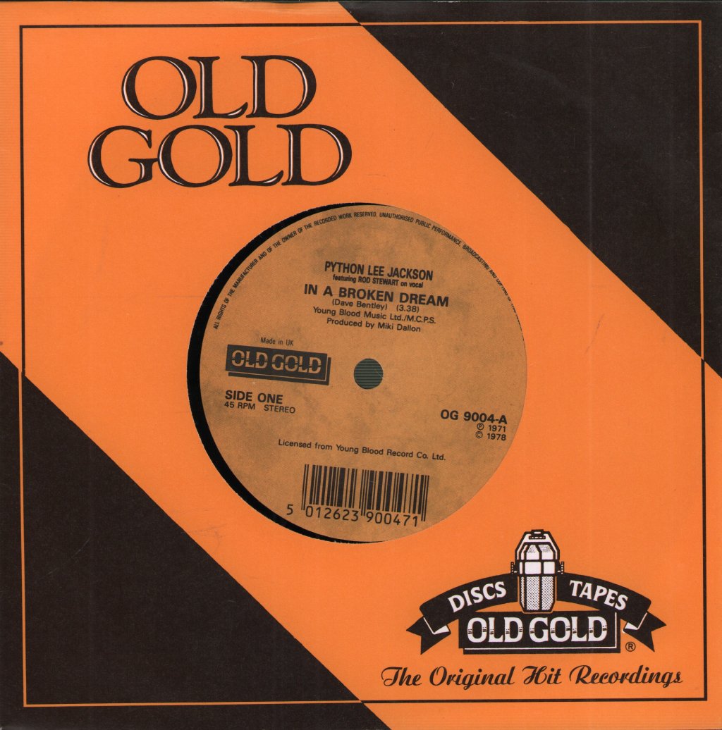 Python Lee Jackson - In A Broken Dream - 7 Inch