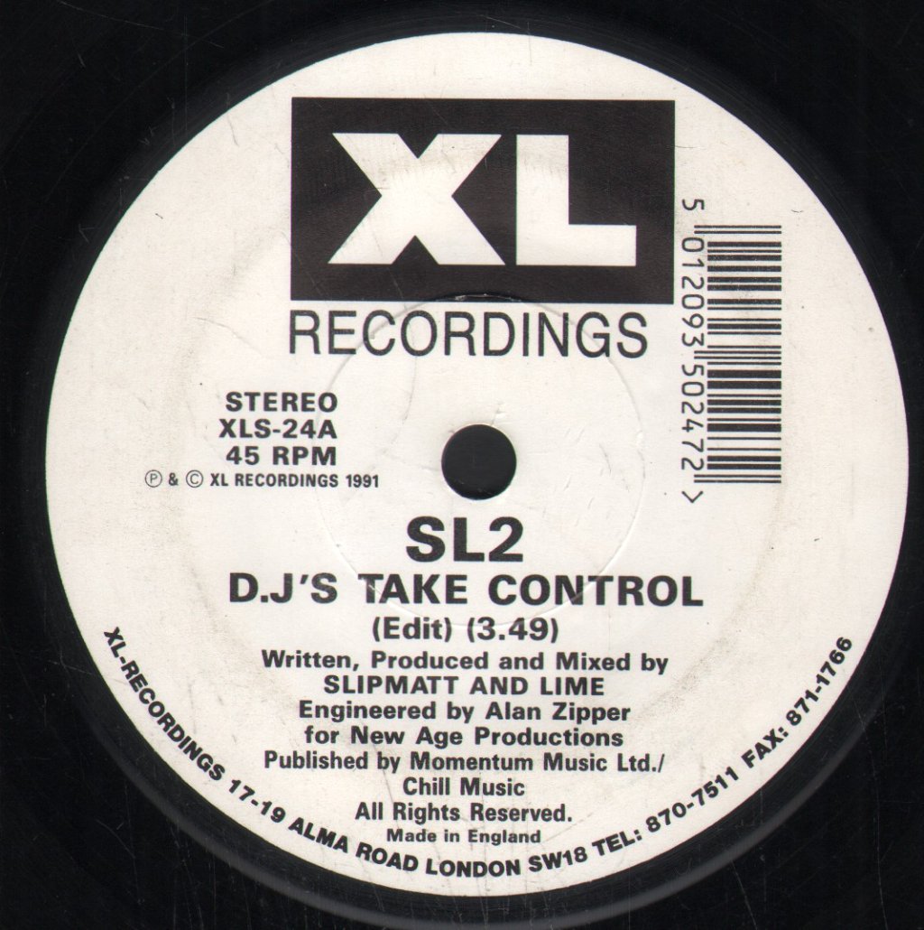 SL2 - D.J's Take Control - 7 Inch