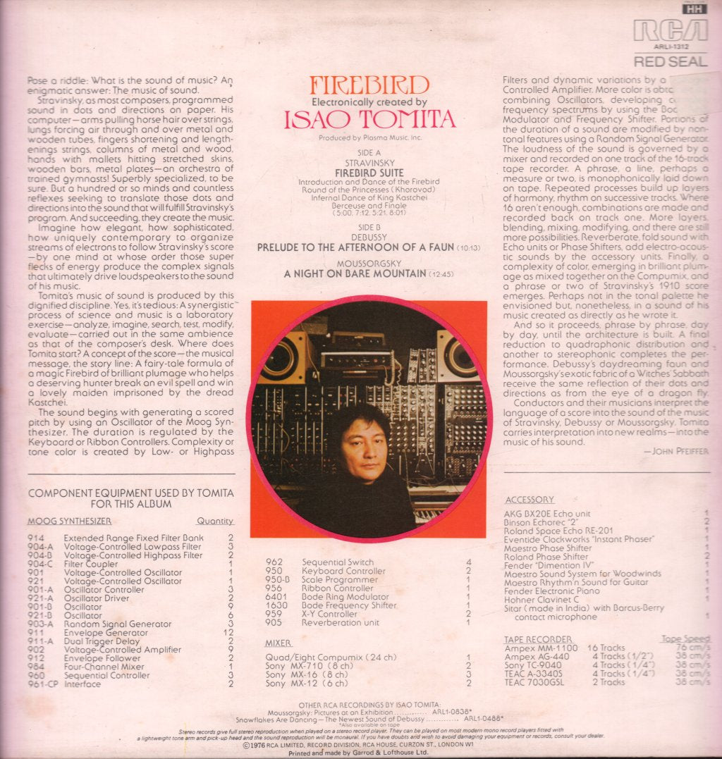 Tomita - Firebird - Lp
