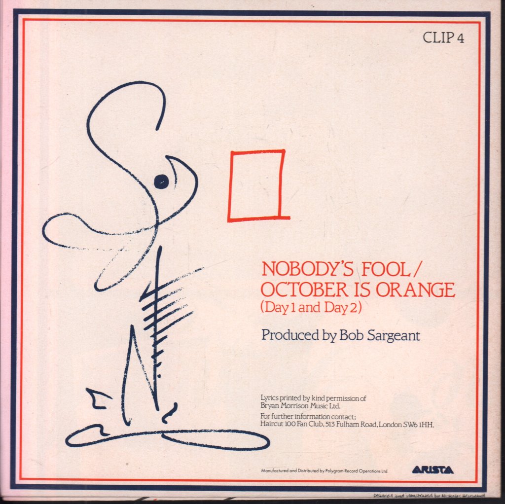 Haircut 100 - Nobody's Fool - 7 Inch
