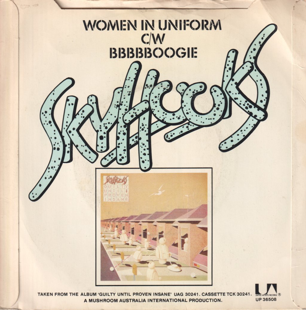 Skyhooks - Women In Uniform - 7 Inch