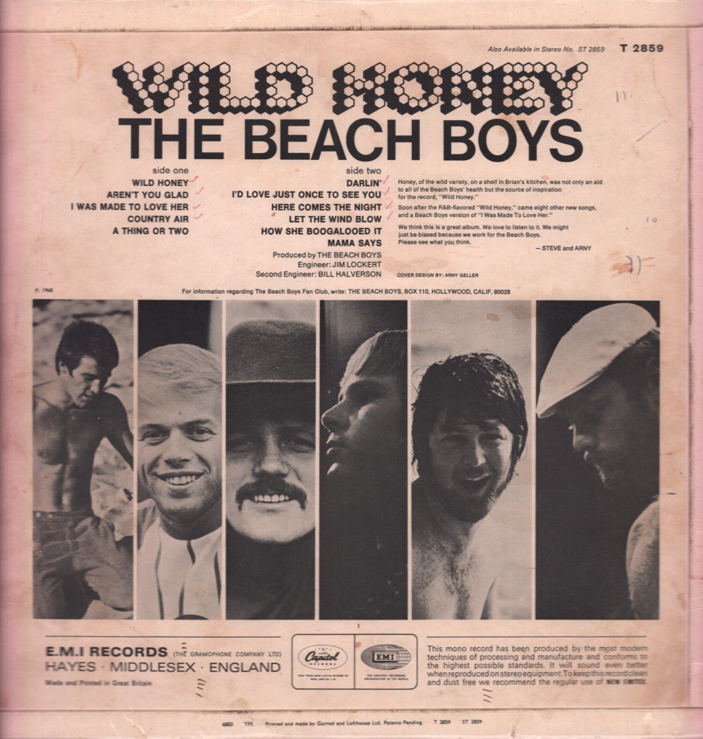 Beach Boys - Wild Honey - Lp