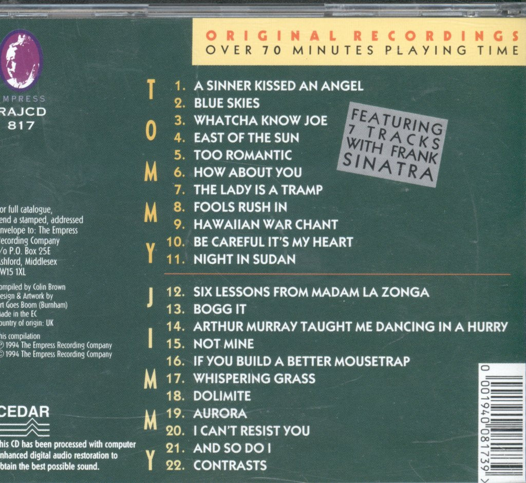 Dorsey Brothers - Go Their Separate Ways - Cd