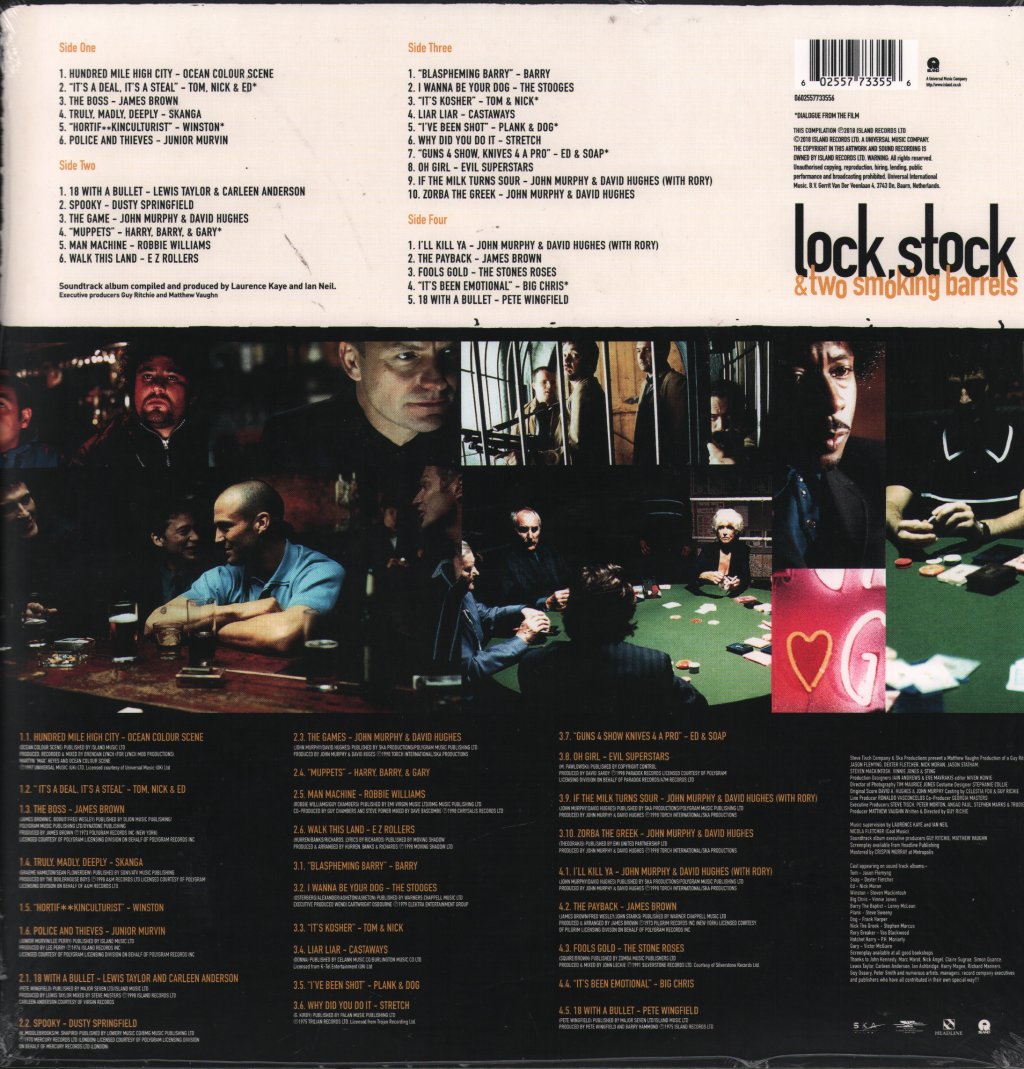 Lock, Stock & Two Smoking Barrels - Soundtrack From The Motion Picture - Double Lp