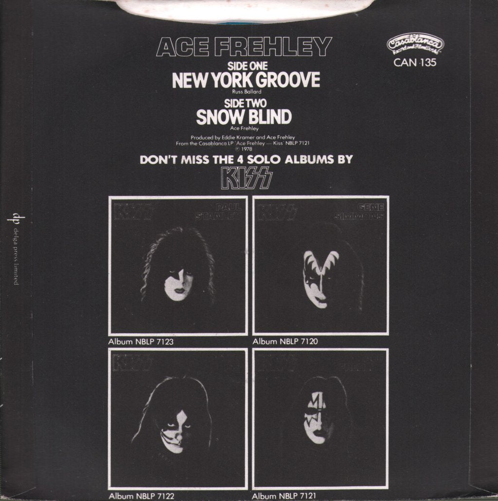 Ace Frehley - New York Groove - 7 Inch