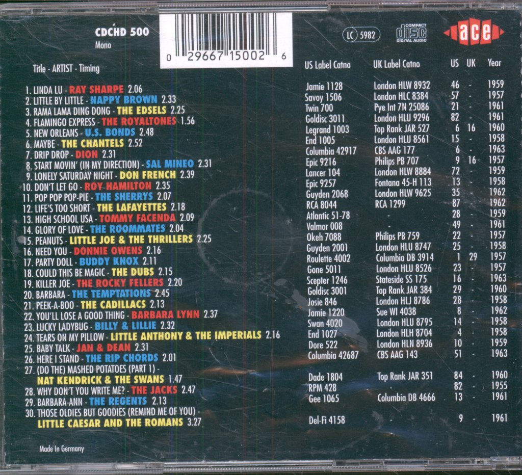 Various Artists - Golden Age Of American Rock 'n' Roll Volume 4 - Cd