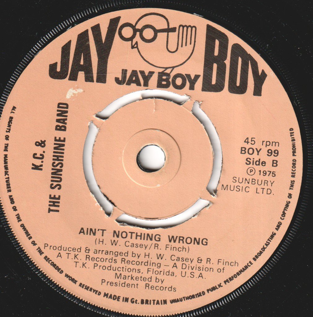 KC And The Sunshine Band - That's The Way - 7 Inch