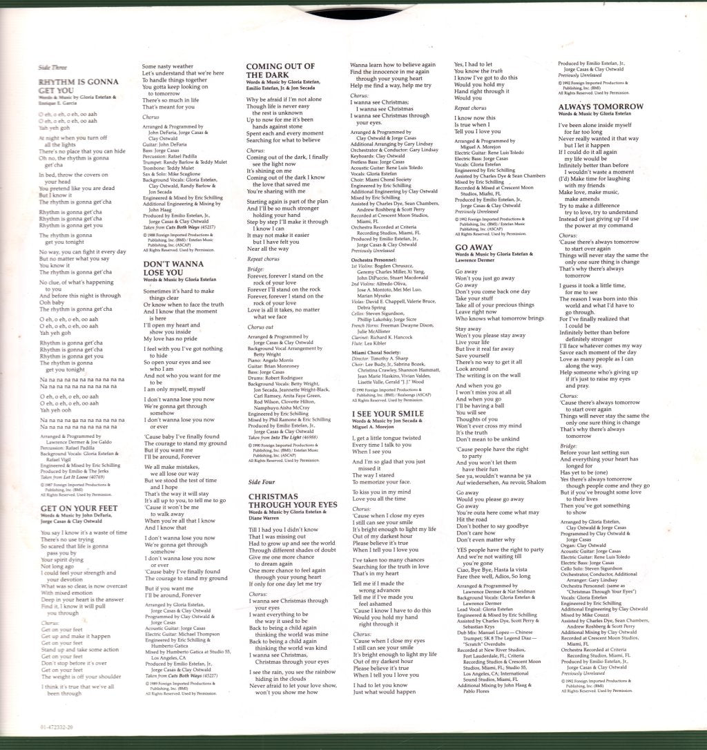 Gloria Estefan - Greatest Hits - Double Lp