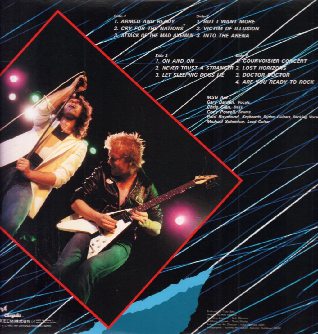Michael Schenker Group - One Night At Budokan - Double Lp