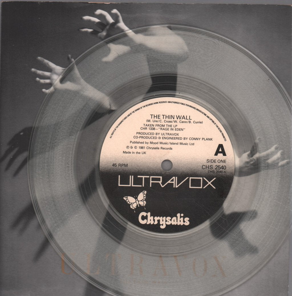 Ultravox - Thin Wall - 7 Inch