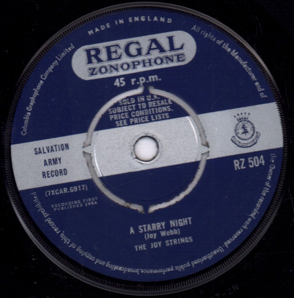 Joy Strings - A Starry Night - 7 Inch