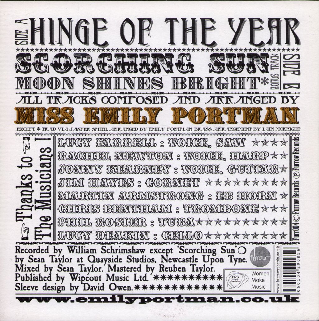 Emily Portman - Hinge Of The Year - 7 Inch