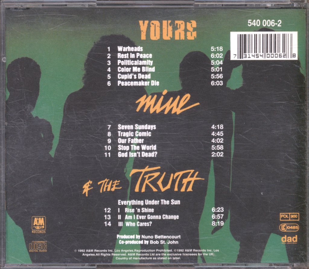 Extreme - III Sides To Every Story - Cd