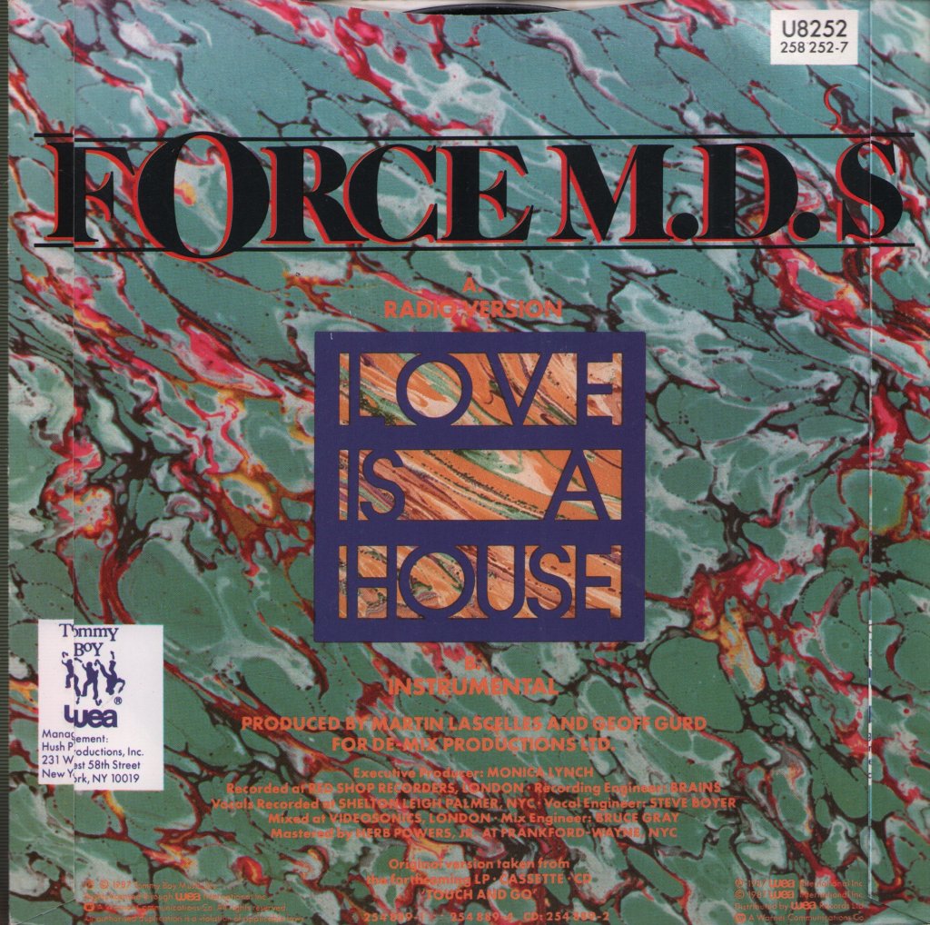Force Md's - Love Is A House - 7 Inch