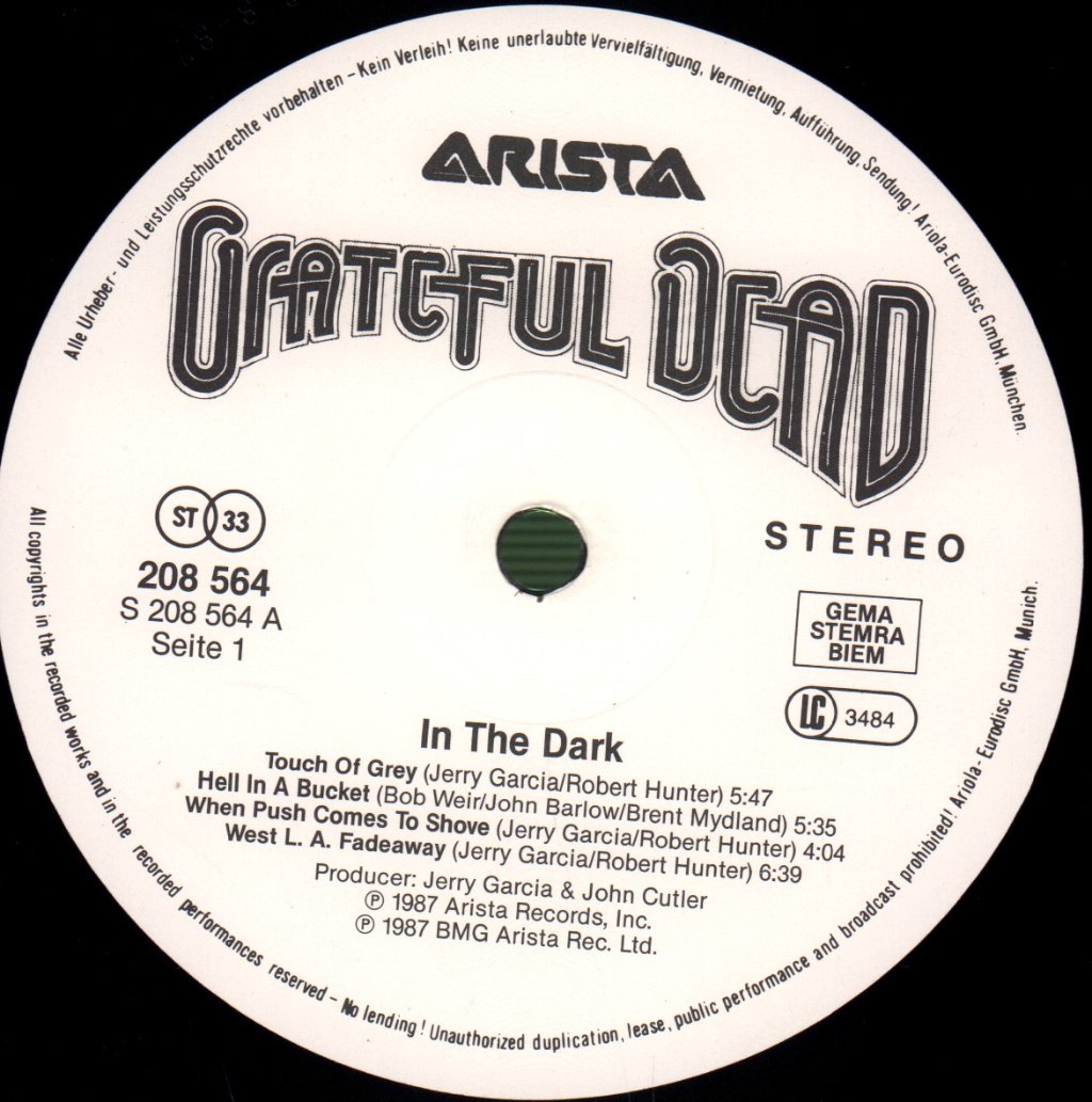 Grateful Dead - In The Dark - Lp