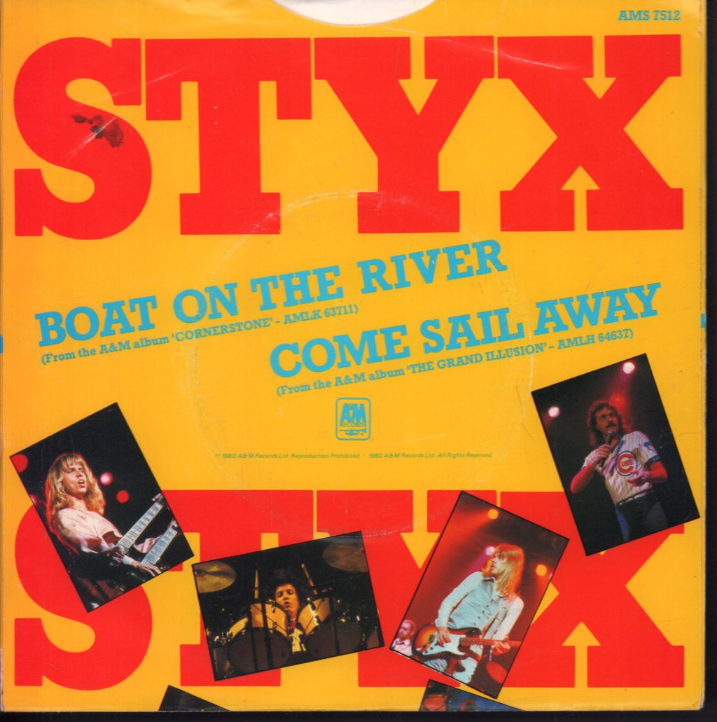 Styx - Boat On The River - 7 Inch