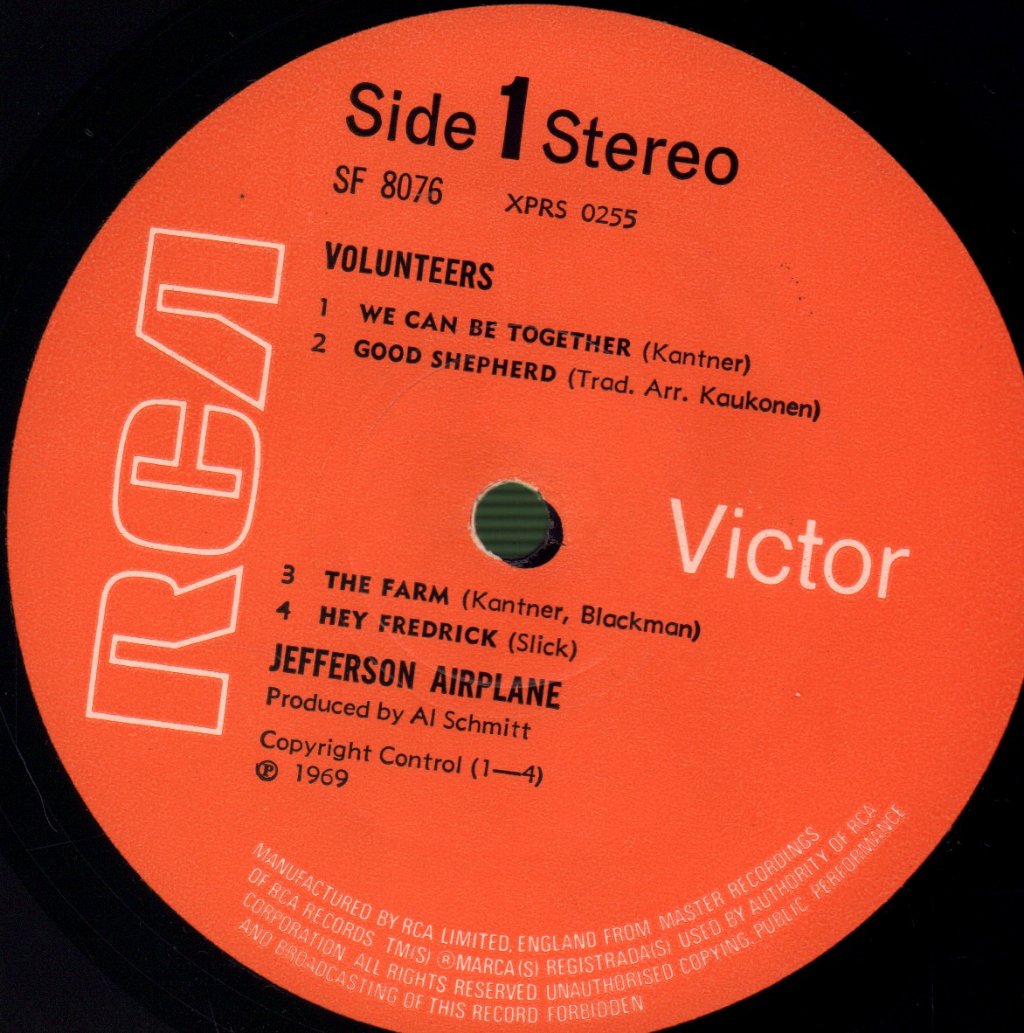 Jefferson Airplane - Volunteers - Lp