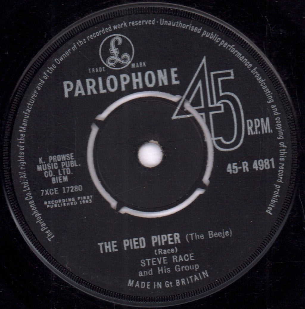 Steve Race - Pied Piper - 7 Inch